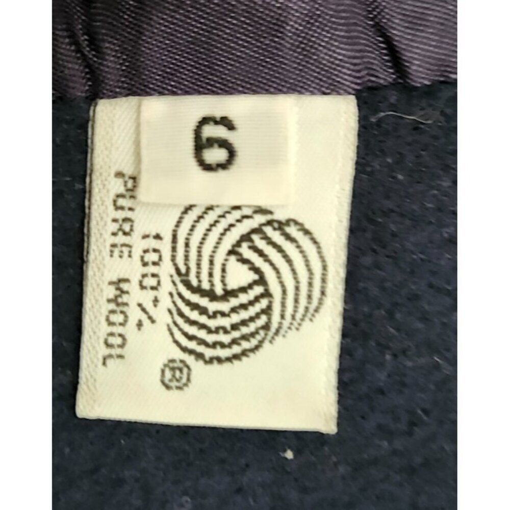 Forecaster of Boston Wool Coat Women Size 6 Navy Long Peacoat Double Breasted - Picture 11 of 16